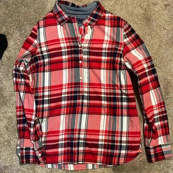 Tommy Hilfiger flannel shirt size medium - Picture 1 of 3